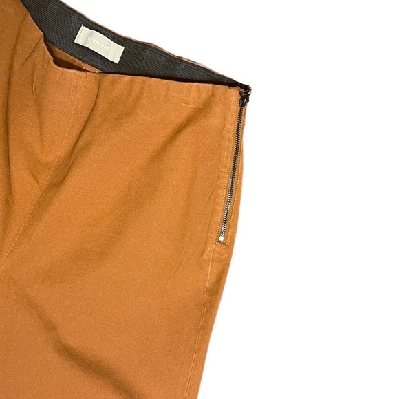 Everlane Cocoa Brown Flat Front Ankle Stretch Business Casual Crop Pants 12 - Picture 7 of 8